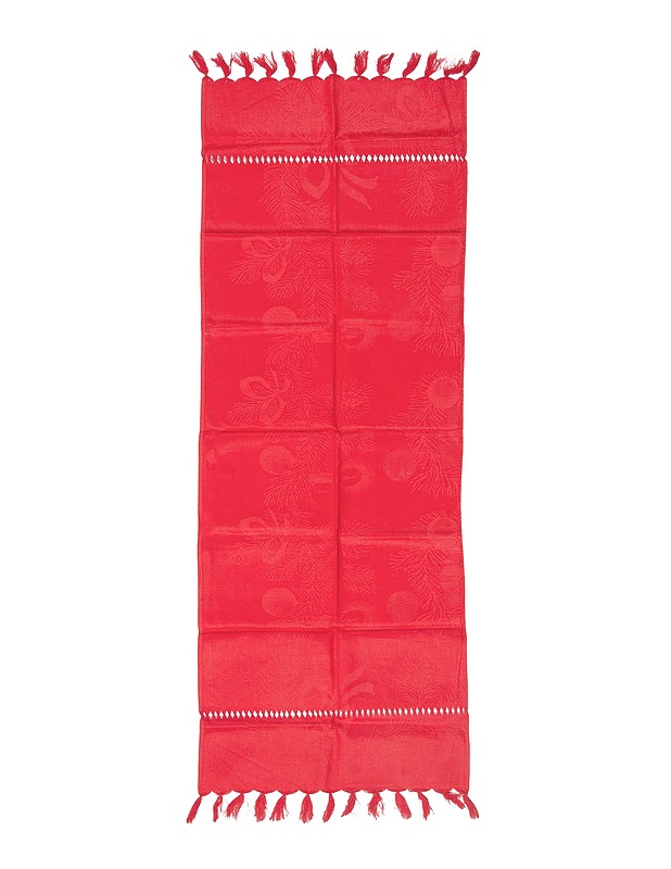 Jouluaiheinen kaitaliina, 50x135 cm - II-laatu - Joulutuotteet - 10105413083 - 0