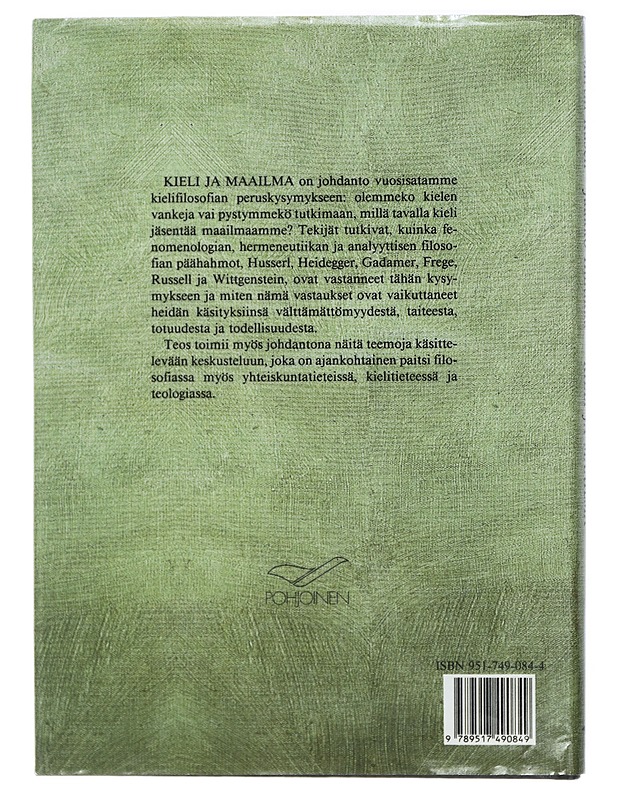 KIELI JA MAAILMA - KUSCH, MARTIN - Tietokirjat ja oppaat - 10105413111 - 1