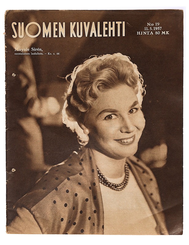 Suomen kuvalehti 19/1957 - Lehdet - 10105413176 - 0