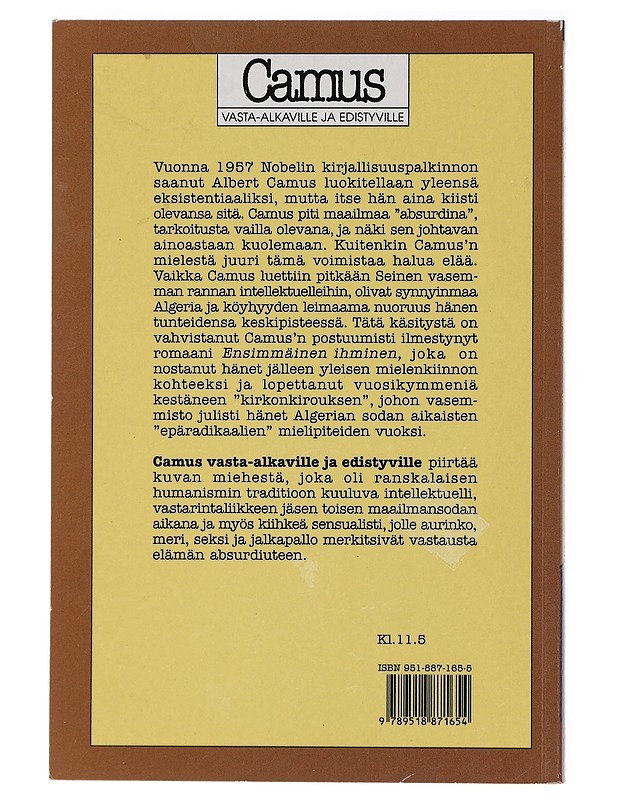 Camus vasta-alkaville ja edistyville - Mairowitz, David Zane - Elämäkerrat ja muistelmat - 10105413196 - 1