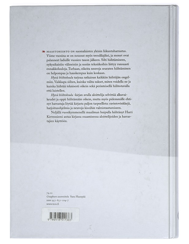 Hyvä hiihtokoulu : kirja + dvd - Kirvesniemi, Harri, ennakkotieto - Tietokirjat ja oppaat - 10105413216 - 1