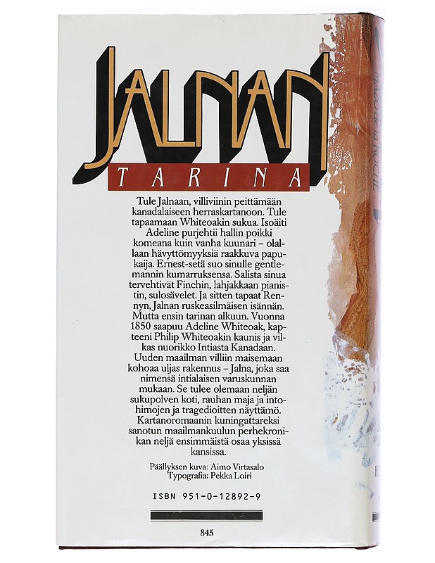 Jalnan tarina - Mazo de la Roche - Romaanit ja novellit - 10105413233 - 1