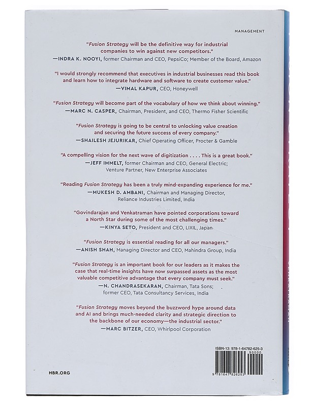 Fusion strategy : how real-time data and AI will power the industrial future - Govindarajan, Vijay - Tietokirjat ja oppaat - 10105413245 - 1
