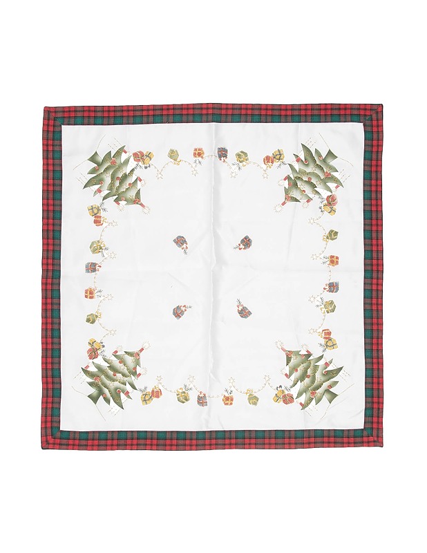 Jouluaiheinen pöytäliina, 82x84 cm - Joulutuotteet - 10105413246 - 0