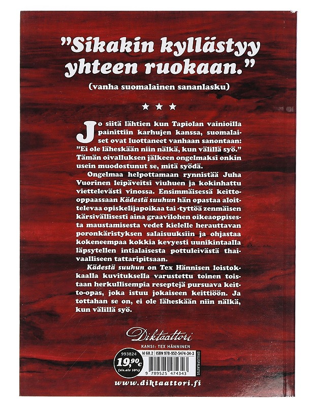 Kädestä suuhun : keitto-opas. osa 1 - Vuorinen, Juha - Ruokakirjat - 10105413250 - 1