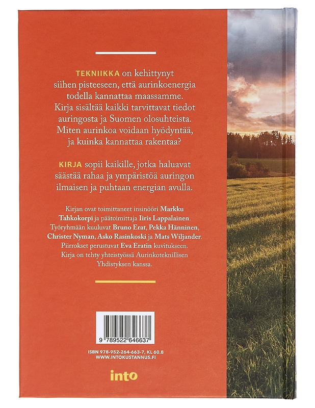 Aurinkoenergia Suomessa - Erat, Bruno - Tietokirjat ja oppaat - 10105413271 - 1