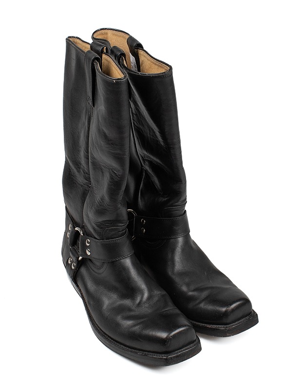 Mustat tylppäkärkiset bootsit, 7 - Miesten saappaat ja talvikengät - 10105413279 - 0