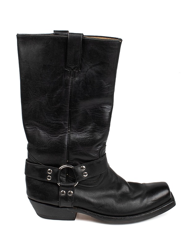 Mustat tylppäkärkiset bootsit, 7 - Miesten saappaat ja talvikengät - 10105413279 - 1