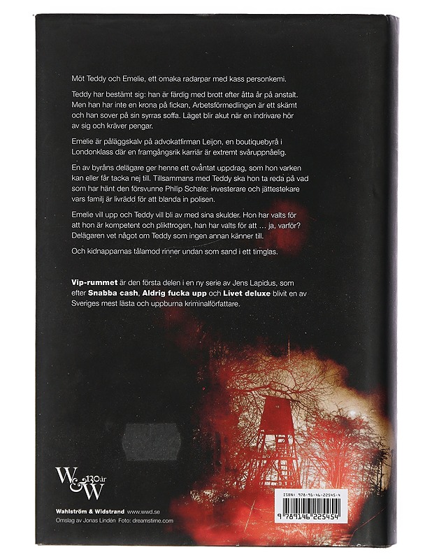 VIP-rummet - Jens Lapidus - Jännitys ja dekkarit - 10105413292 - 1