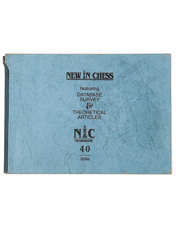 New in Chess Yearbook 40 1996 - Tietokirjat ja oppaat - 10105413311 - 0