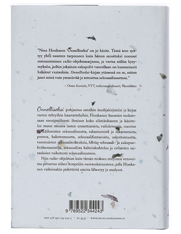 Onnelliseksi : seksuaalisuus läpi elämänkaaren - Nina Honkanen - Elämäkerrat ja muistelmat - 10105413330 - 1
