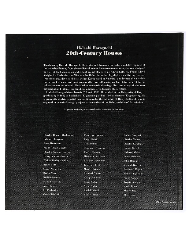 A comparative analysis of 20th-century houses - Hideaki Haraguchi - Tietokirjat ja oppaat - 10105413374 - 1