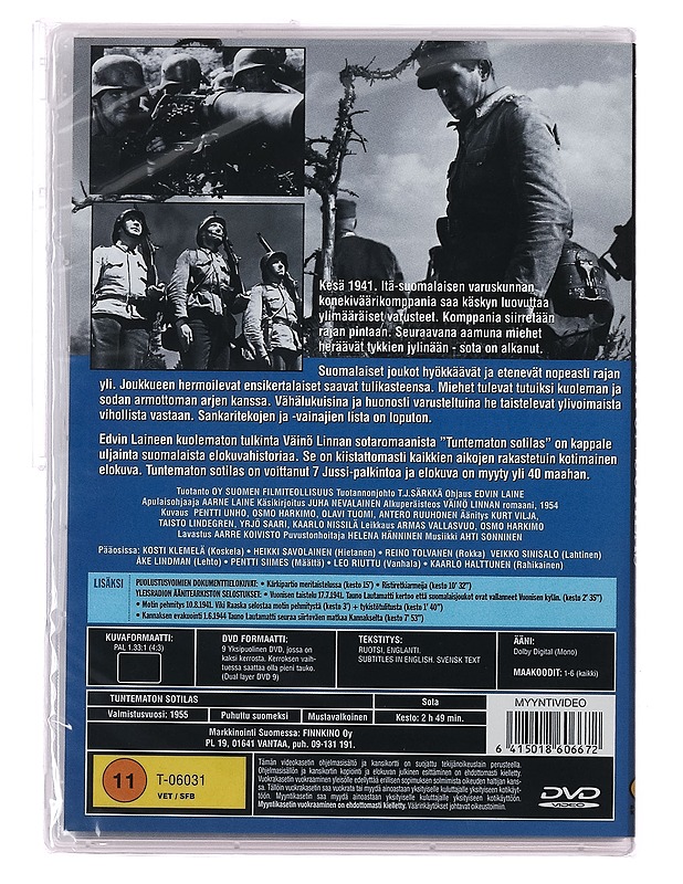 Tuntematon sotilas - DVD - DVD-elokuvat - 10105413415 - 1