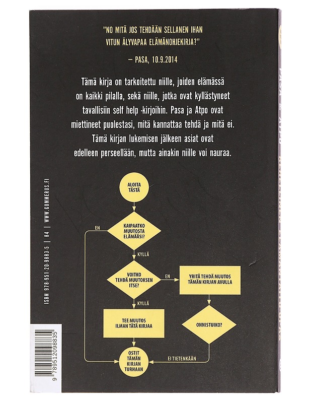 Eniten vituttaa elämä : rehellinen elämäntaito-opas - Pasa - Romaanit ja novellit - 10105413439 - 1