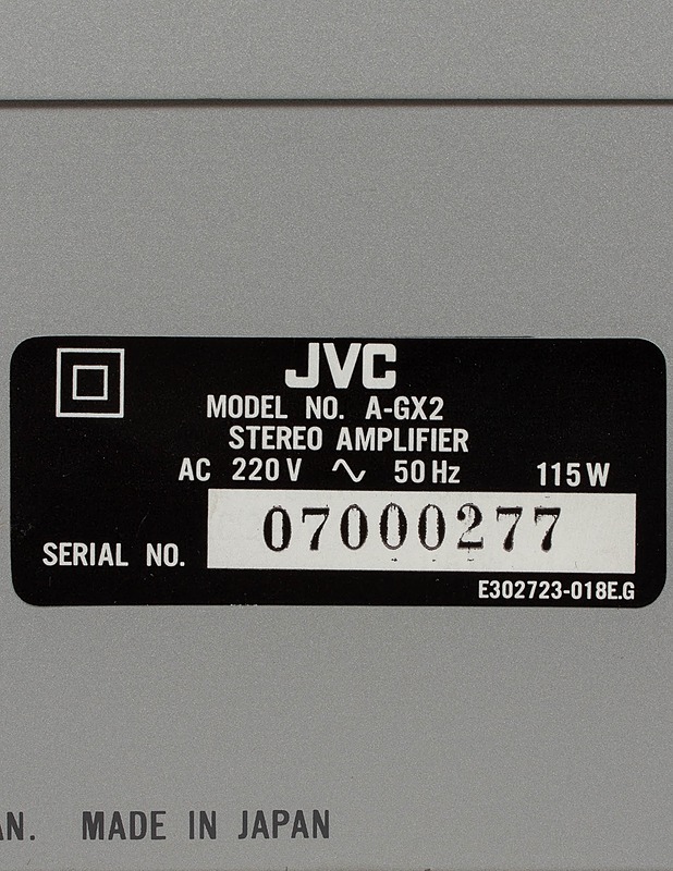 JVC A-GX2 stereovahvistin - Audio - 10105413457 - 2