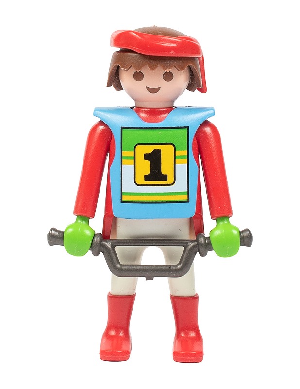 GEORBRA PLAYMOBIL motocross-kilpa-ajaja - lelufiguuri - Lasten lelut - 10105413459 - 0