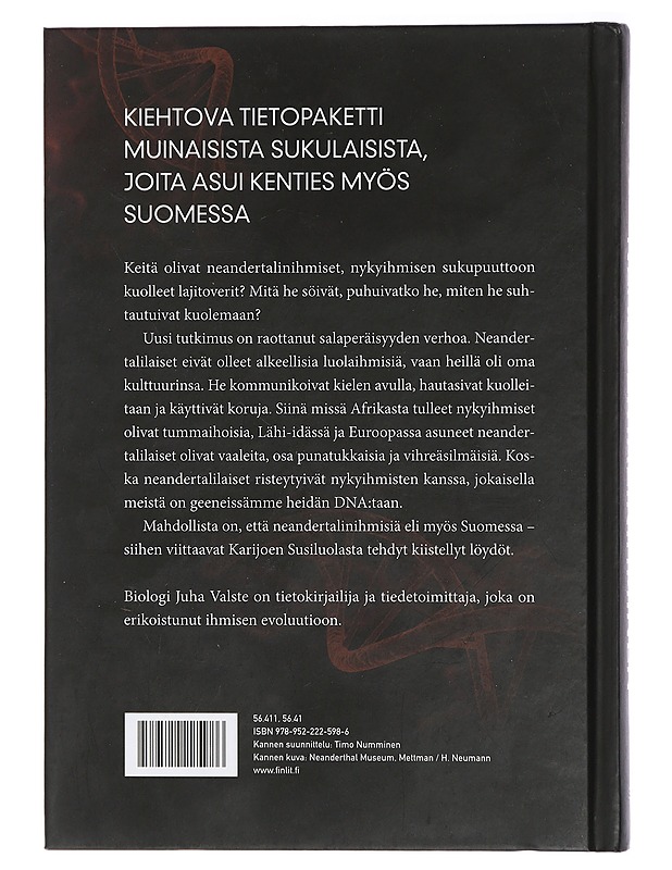 Neandertalinihminen : kadonnut lajitoveri - Juha Valste - Tietokirjat ja oppaat - 10105413483 - 1