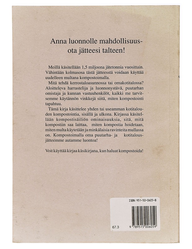 Kompostointikirja - Alm, Gustaf - Harrastekirjat - 10105413509 - 1