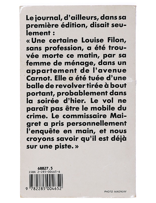 Maigret se trompe - Georges Simenon - Romaanit ja novellit - 10105413522 - 1
