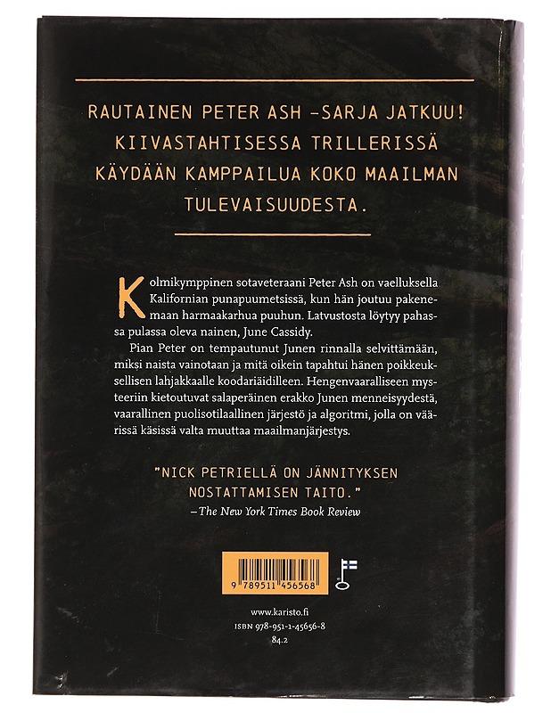 Tiikerikoodi - Petrie, Nick - Jännitys ja dekkarit - 10105413528 - 1