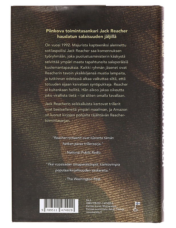 Totuuden jäljillä - Child, Lee - Jännitys ja dekkarit - 10105413534 - 1