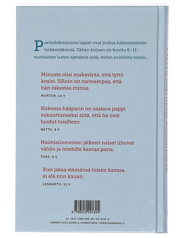 Lasten ajatuksia avioliitosta - Dirckinck-Holmfeld, Grethe - Tietokirjat ja oppaat - 10105413552 - 1