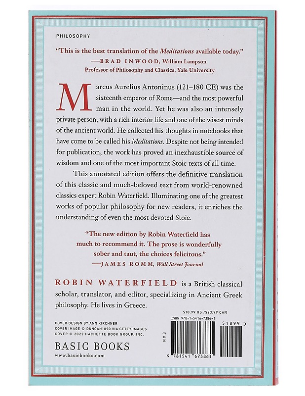 Meditations: The Annotated Edition - Aurelius, Marcus - Tietokirjat ja oppaat - 10105413589 - 1