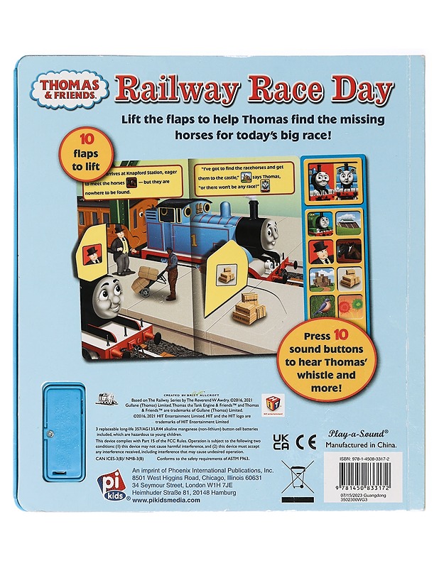 Thomas & Friends, Railway Race Day - Phoenix Internatiol Publishing - Lastenkirjat - 10105413594 - 1