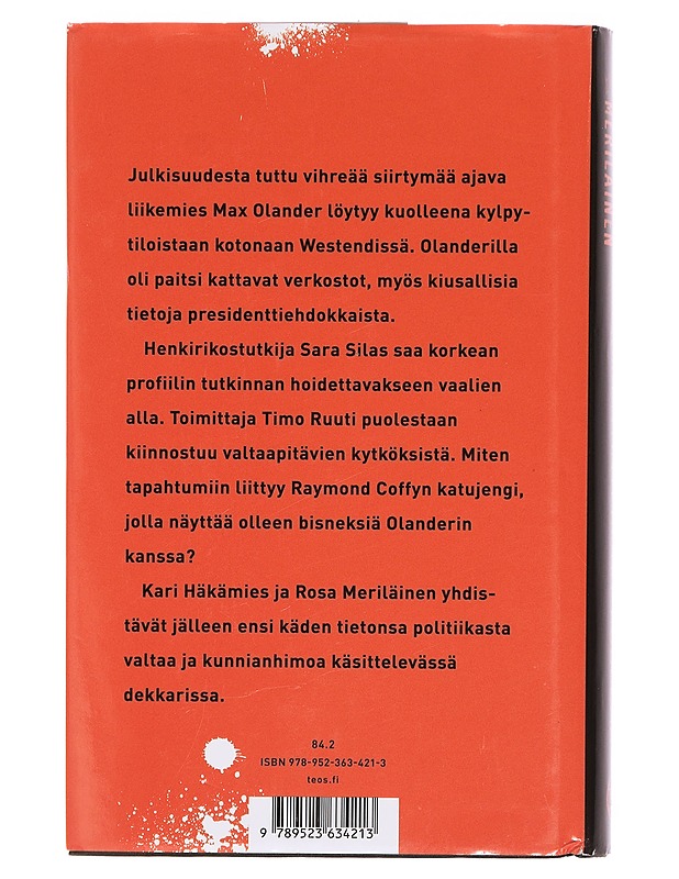 Presidentintekijän kuolema - Häkämies, Kari - Jännitys ja dekkarit - 10105413615 - 1