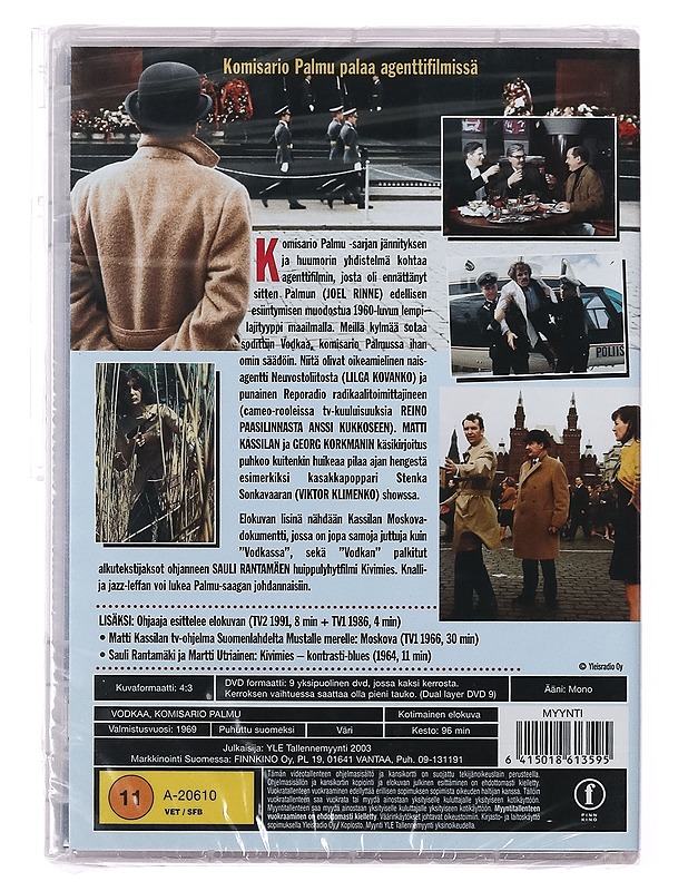 Vodkaa, Komisario Palmu - DVD - DVD-elokuvat - 10105413628 - 1