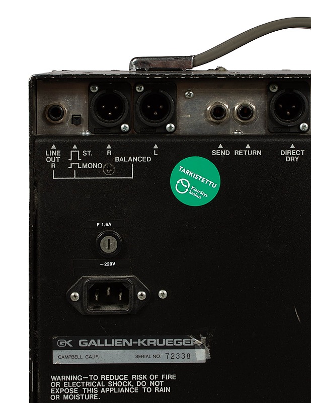 GALLIEN-KRUEGER 200MB Series II bassovahvistin - Audio - 10105413644 - 2