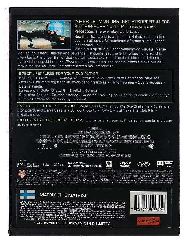 Matrix - DVD - DVD-elokuvat - 10105413659 - 1