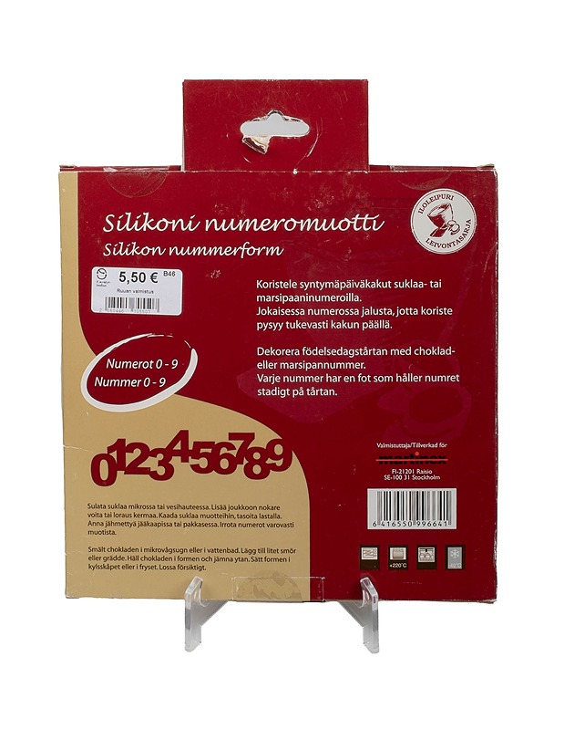 ILOLEIPURI Silikoni numeromuotti - Muut astiat - 10105413661 - 1