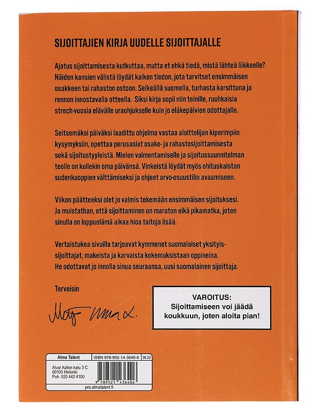 Sijoittajaksi 7 päivässä - Mähkä, Merja - Tietokirjat ja oppaat - 10105413689 - 1