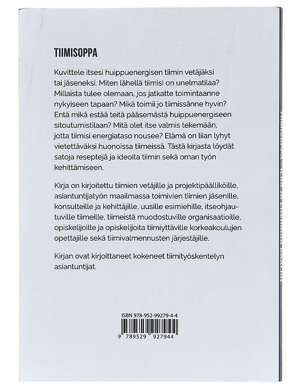 Tiimisoppa : iloa ja energiaa kaaliin - Kvist, Hasse - Tietokirjat ja oppaat - 10105413741 - 1