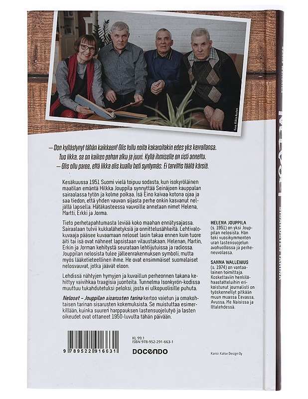 Neloset : Jouppilan sisarusten tarina - Jouppila, Helena - Elämäkerrat ja muistelmat - 10105413791 - 1