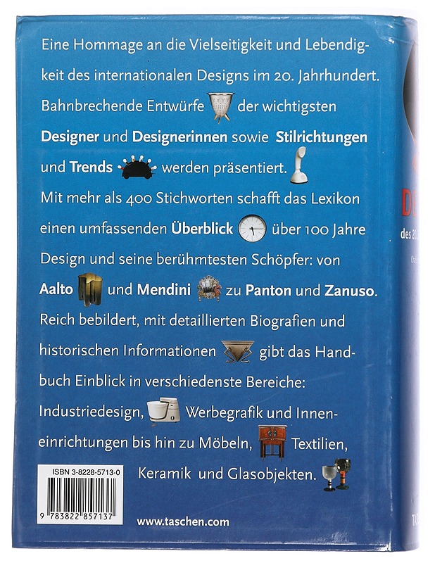 Design, des 20. Jahrhunderts - Charlotte Fiell, Peter Fiell - Historiakirjat - 10105413831 - 1