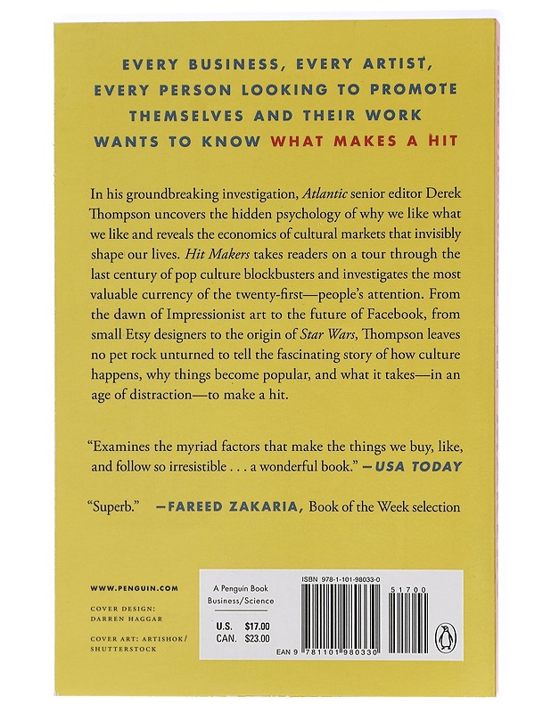 Hit makers: How to success in an age of distraction - Derek Thompson - Tietokirjat ja oppaat - 10105413838 - 1