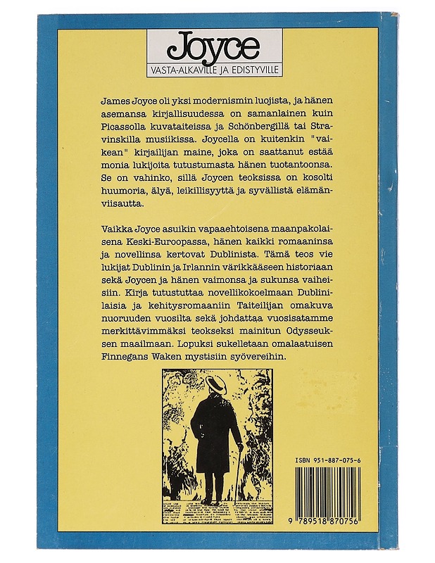 Joyce vasta-alkaville ja edistyville - Norris, David - Elämäkerrat ja muistelmat - 10105413858 - 1