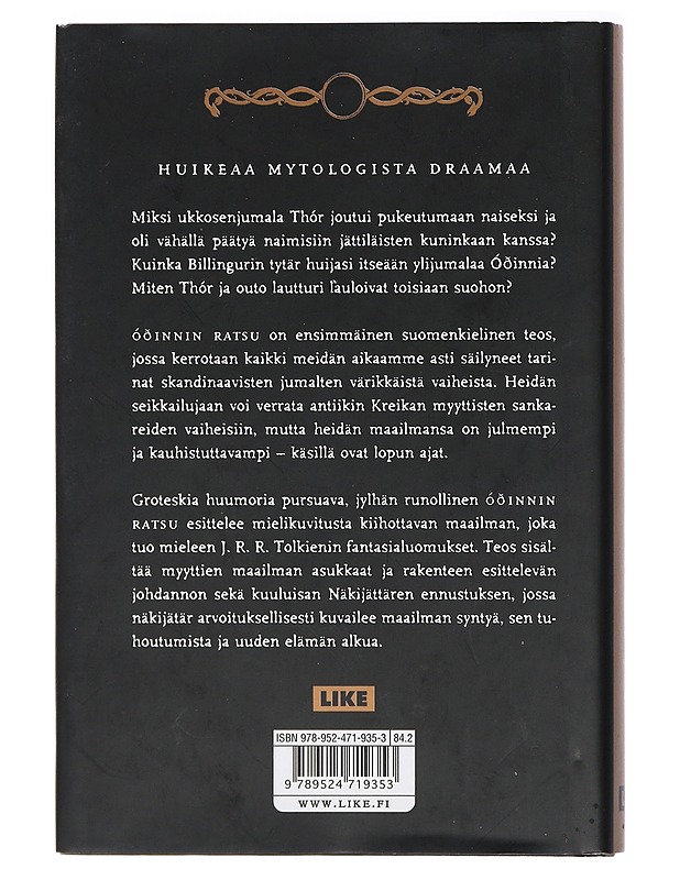 O?ðinnin ratsu : skandinaaviset jumaltarut - Sumari, Anni - Romaanit ja novellit - 10105413868 - 1