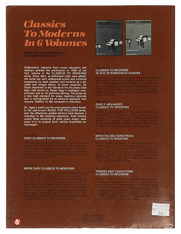 Easy original piano duets - Musiikki- ja elokuvakirjat - 10105413885 - 1