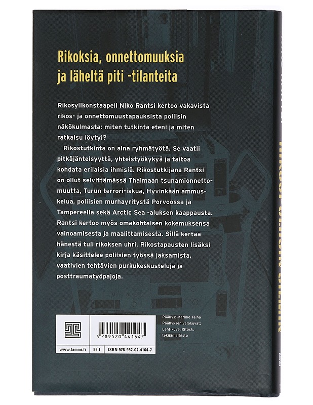 Rikospoliisin silmin : tositarinoita Suomesta - Niko Rantsi - Elämäkerrat ja muistelmat - 10105413952 - 1