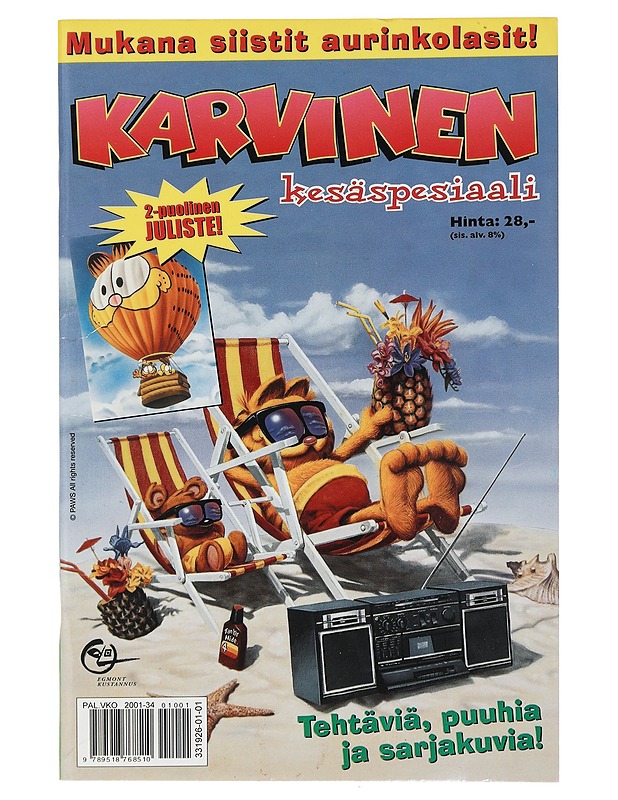 Karvinen kesäspesiaali 2001 - Sarjakuvat - 10105413955 - 0