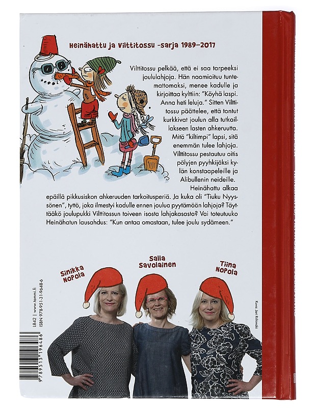 Heinähattu, Vilttitossu ja jouluvintiö - Nopola, Sinikka - Lastenkirjat - 10105413964 - 1