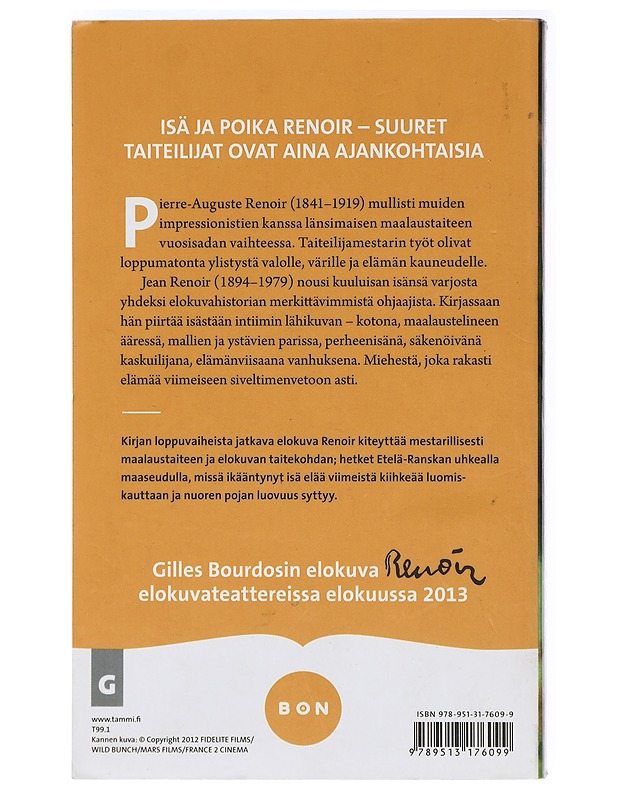 Renoir, isäni - Jean Renoir - Elämäkerrat ja muistelmat - 10105413969 - 1