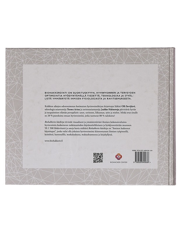 Biohakkerin käsikirja : päivitä itsesi ja vapauta sisäinen potentiaalisi - Sovijärvi, Olli - Tietokirjat ja oppaat - 10105414041 - 1