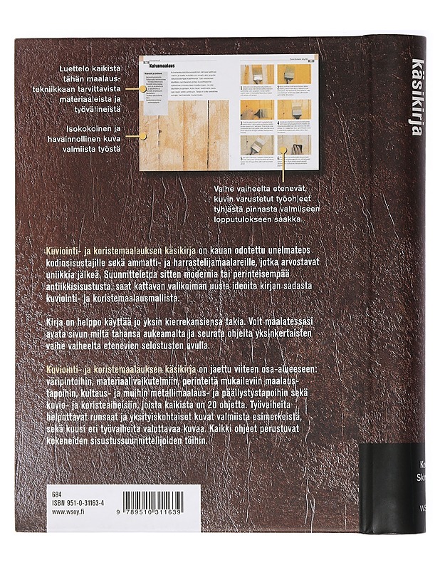 Kuviointi- ja koristemaalauksen käsikirja : perinteiset ja uudet koristemaalaustekniikat - Skinner, Kerry - Tietokirjat ja oppaat - 10105414062 - 1