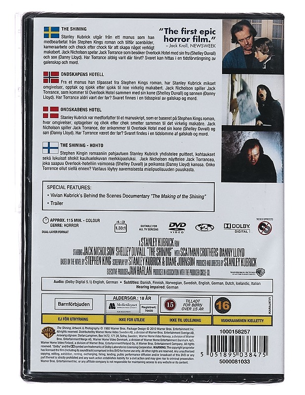 The Shining - DVD - DVD-elokuvat - 10105414071 - 1
