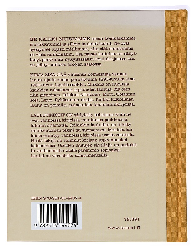 Kultaiset koululaulut vanhoilta ajoilta - Leskelä, Timo - Joulukirjat - 10105414091 - 1