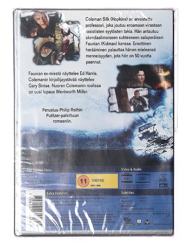 Ihmisen Tahra - DVD - DVD-elokuvat - 10105414093 - 1